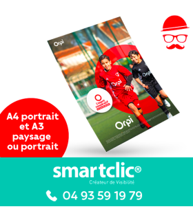 Affiche sponsoring sportif modèle 1