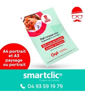 Affiche sponsoring sportif modèle 2