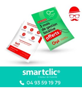 Flyer A5 - 3 mois de gestion locative