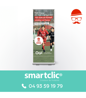 Roll-up Orpi "Sponsoring Sportif" modèle 1