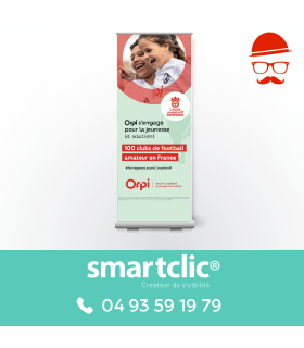 Roll-up Orpi " Sponsoring Sportif" Modèle 2
