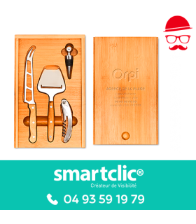 Coffret Fromage & Vin personnalisé (vendu par lots)