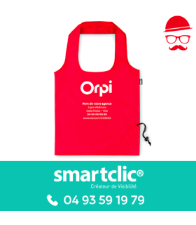 Sac pliable RPET Personnalisé (vendu par lot de 100)