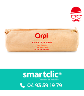 Trousse en coton personnalisée (le lot de 50)