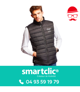 Bodywarmer KYLE Homme "Mat" - Noir