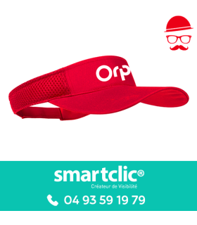 Visière rouge (le lot de 20)