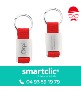 Porte-clé rectangulaire "Gordon" (le lot de 100)