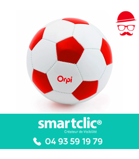 Ballon de foot - rouge (le lot de 50)