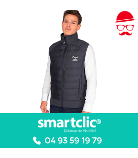 Softshell-doudoune Bodywarmer OMEGA Homme "Mat" - Noir