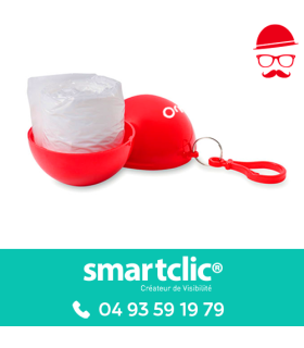 Poncho rouge (le lot de 100)