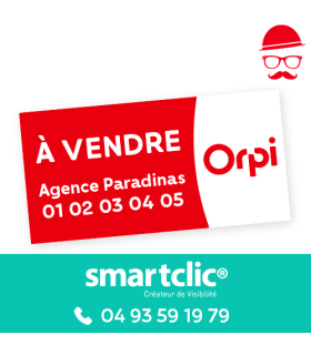 Bâche 50x100 cm - 1 Face